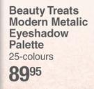 Beauty Treats Modern Metallic Eyeshadow Palette (25 Colours)