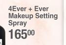 Palladio 4Ever + Ever Makeup Setting Spray