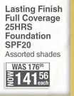 Rimmel Lasting Finish Full Coverage 25 Hrs Foundation SPF20-Each