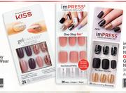 Impress Press On Nails Or One Step Gel Press On Nails Assorted-30's Per Pack