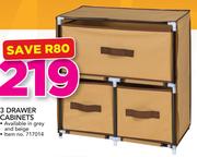 3 Drawer Cabinet