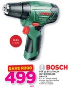 Bosch PSR 10.8V Lithium Ion Cordless Driver