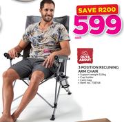 Out&About 3 Position Reclining Arm Chair