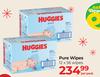 Huggies Pure Wipes 12 x 56 Wipes-Per Pack