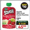 Squish 100% Fruit Puree Pouches-For 4 x 110ml