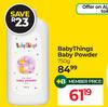 Baby Things Baby Powder-750g