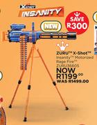 Zuru X-Shot Insanity Motorized Rage Fire ZURU36605