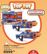 Zuru X-Shot Insanity 2 x Berzerko ZURU36617