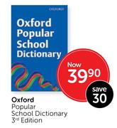 Oxford Popular School Dictionary 3rd Edition