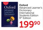 Oxford Advanced Learner's Dictionary International Students Edition 9th Edition