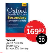 Oxford South African Secondary School Dictionary