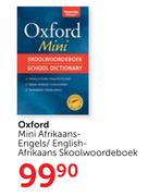Oxford Mini Afrikaans Engels/ English Afrikaans Skoolwoordeboek