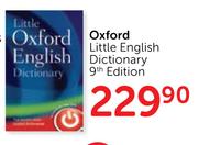 Oxford Little English Dictionary 9th Edition