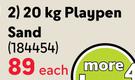 Playpen Sand-20Kg Each