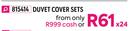 Robin Basic 6 Piece Duvet Cover Sets (Double)