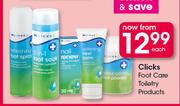 Clicks Foot Care Toiletry Products-Each