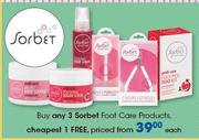 Sorbet Foot Care Products-Each