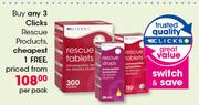 Clicks Rescue Products-Per Pack