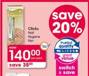 Clicks Nail Hygiene Pen-Per Pack