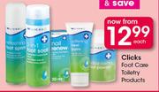 Clicks Foot Care Toiletry Products-Each