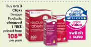 Clicks Rescue Products-Per Pack