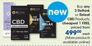 Rethink Or Releaf CBD Products-Each