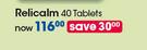Relicalm Tablets-40's Per Pack