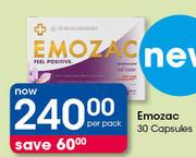 Emozac Capsules-30's Per Pack