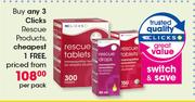 Clicks Rescue Products-Per Pack
