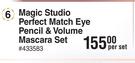 Magic Studio Perfect Match Eye Pencil & Volume Mascara Set-Per Set