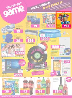 Game Western Cape : The Festive After Party (26 December - 29 December 2020), page 1