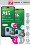 2 x Oppo A15 4G Smartphone-On UChoose Flexi 125 + Free Promo 65