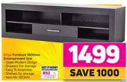 Onyx Furniture 1800 mm Entertainment Unit