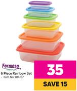 Formosa 6 Piece Rainbow Set