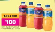 Hall's Blended Fruit Drink Concentrate Assorted-For Any 4 x 1.25Ltr