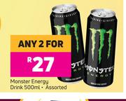 Monster Energy Drink Assorted-For Any 2 x 500ml
