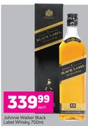 Johnnie Walker Black Label Whisky-750ml Each