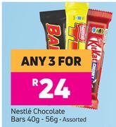 Nestle Chocolate Bars Assorted-For Any 3 x 40g/56g