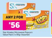 Ster Kinekor Microwave Popcorn Value Pack Assorted-For Any 2 x 3 x 85g