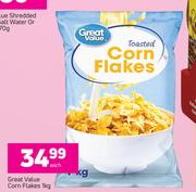 Great Value Corn Flakes-1Kg Each