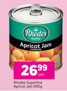 Rhodes Superfine Apricot Jam-900g Each