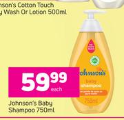 Johnson's Baby Shampoo-750ml Each