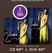 Zonke Give And Take Live CD-Each