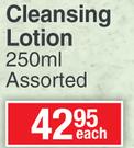 Nature's Nourishment Cleansing Lotion Assorted-250ml Each