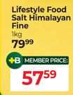 Lifestyle Food Salt Himalayan Fine-1Kg
