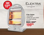 Elektra Comfort 2 Bar Heater
