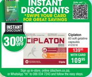 Ciplaton 60 Soft Gelatine Capsules