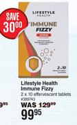 Lifestyle Health Immune Fizzy-2 x 10 Effervescent Tablets