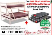 Canterbury Bunk Bed Combo