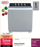 Defy 15Kg Metallic Twin Tub DTT151 10120032